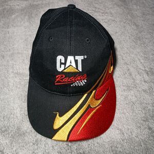 NASCAR CAT Racing Caterpillar Adjustable Strapback Hat Cap Vintage Classic
